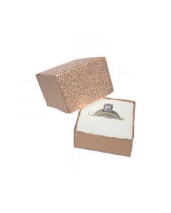 ROSE GOLD/WHITE RING BOX (100)